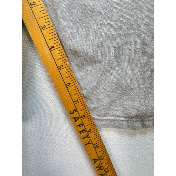 Old Navy Ultimate Slim Shorts Mens 38 Gray Linen Blend Flat Front Chino Casual - Picture 7 of 11